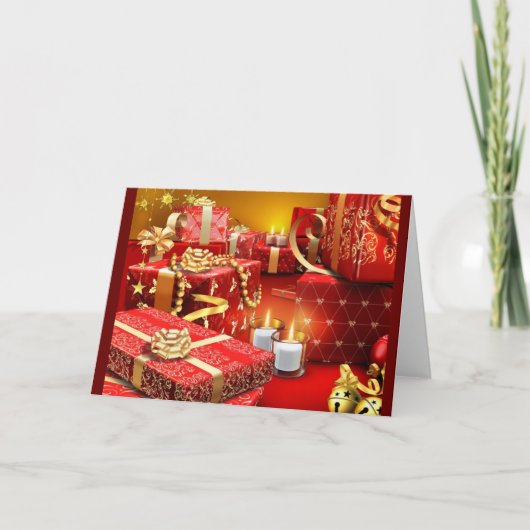 De Tijd van Kerstmis Feestdagen Kaart (Voorkant)