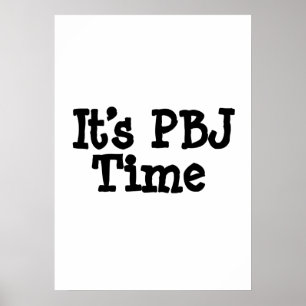 De tijd van PBJ Poster