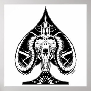 De tijd van schoppen poster