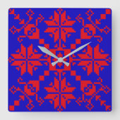 De tijd van Tartlau Vierkante Klok (Voorkant)