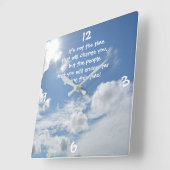 De tijd... vierkante klok (Hoek)