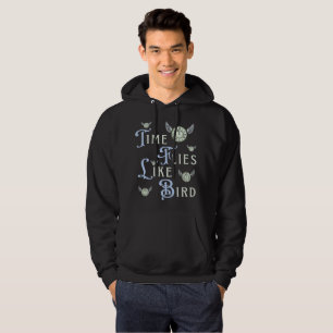 De tijd vliegt als een vogel! hoodie