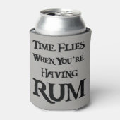 De tijd vliegt als je aan het regeren bent blikjeskoeler (Blikje Voorkant)