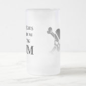 De tijd vliegt als je aan het regeren bent matglas bierpul (Center)