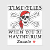 De tijd vliegt als je de wagen hebt sticker (Vel)