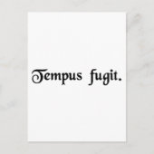 De tijd vliegt. briefkaart (Voorkant)