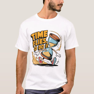 De tijd vliegt, dus doe het t-shirt