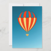 De tijd vliegt Hotair ballonnen | Birthday Kaart (Achterkant)