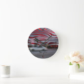 De tijd vliegt moderne unieke ontwerp wandklok (Huis)