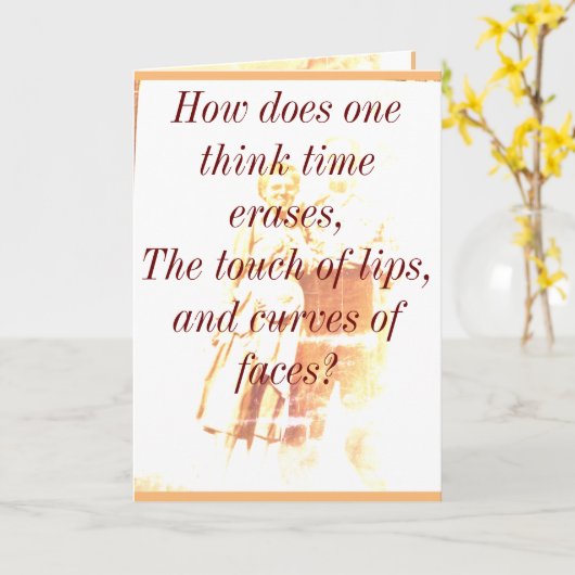 De tijd wist inspirerend Kaart (Gele Bloem)