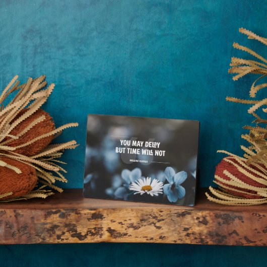 De tijd zal niet fotoplaat (Zijkant)