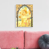 De tijden van de dag, helderheid van de dag door M Canvas Afdruk (Insitu (Woonkamer))