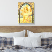 De tijden van de dag, helderheid van de dag door M Canvas Afdruk (Insitu (Slaapkamer))