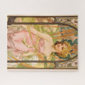 De tijden van de dag, ochtend ontwaken door Mucha Legpuzzel (Horizontaal)