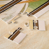 De tijden van de dag, ochtend ontwaken door Mucha Legpuzzel (Zijkant)