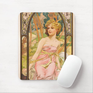 De tijden van de dag, ochtend ontwaken door Mucha Muismat