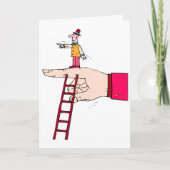 De tijdgenoot dankt u kaardt bedankkaart (Voorkant)