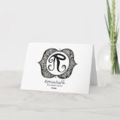 De Tijding van de "ooi" van Comfort en Vreugde Feestdagen Kaart (Achterkant)