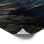 De tijdloze charme van een middeleeuws dorp poster (Hoek)