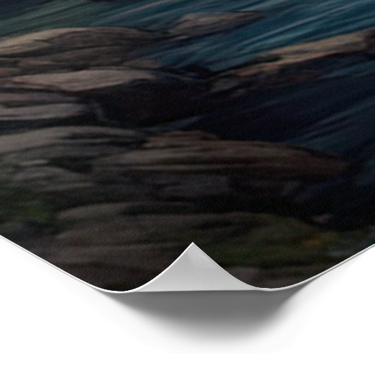 De tijdloze charme van een middeleeuws dorp poster (Hoek)