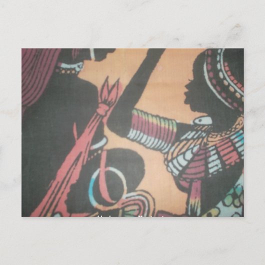 De tijdloze schoonheid van de Masai traditie Briefkaart (Voorkant)