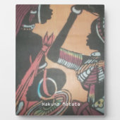 De tijdloze schoonheid van de Masai traditie Fotoplaat (Voorkant)