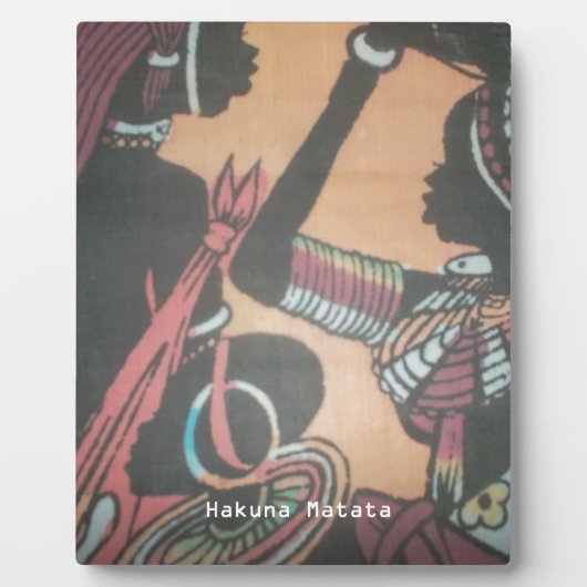 De tijdloze schoonheid van de Masai traditie Fotoplaat (Voorkant)