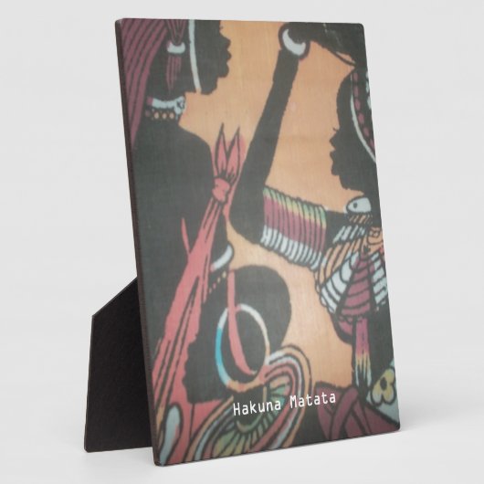 De tijdloze schoonheid van de Masai traditie Fotoplaat (Zijkant)