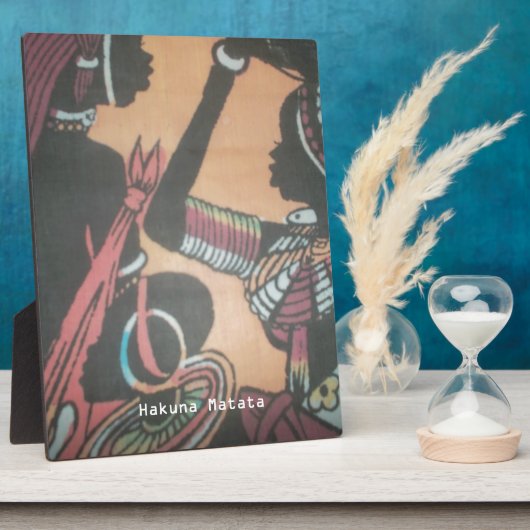 De tijdloze schoonheid van de Masai traditie Fotoplaat (Zijkant)