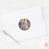 De tijdloze schoonheid van de Masai traditie Ronde Sticker (Envelop)