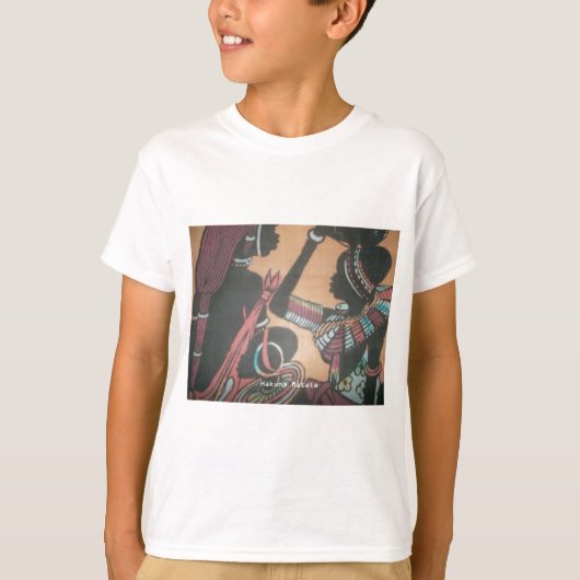 De tijdloze schoonheid van de Masai traditie T-shirt (Voorkant)