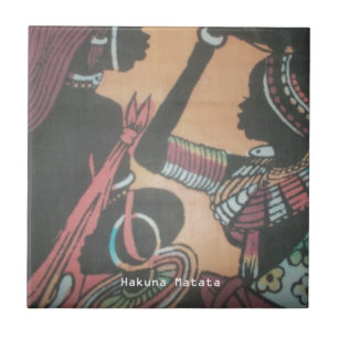 De tijdloze schoonheid van de Masai traditie Tegeltje