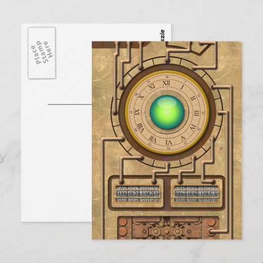 De tijdmachine - H. G. Wells Briefkaart (Voorkant / Achterkant)