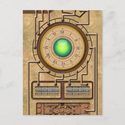 De tijdmachine - H. G. Wells Briefkaart (Voorkant)