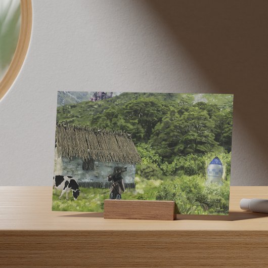 De tijdmachine maakt briefkaart