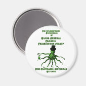 De tijdreizende meneer Octopus Magneet (Voorkant / Achterkant)