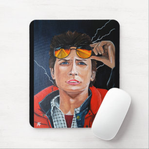 De Tijdreiziger Schilderij door Alfred Fox Muismat
