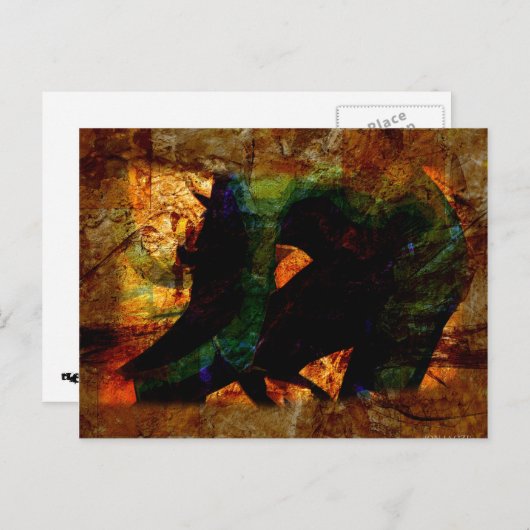 De tijdschrijver briefkaart (Voorkant / Achterkant)