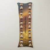 "De tijdwaarnemer" Lichaamskussen (Voorkant Verticaal)