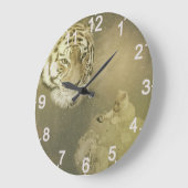 De tijger en de keuken, de grote wandklok (Hoek)