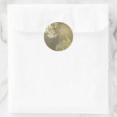 De tijger en de keuken, ronde Stickers (Tas)