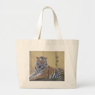 De tijger grote tote bag