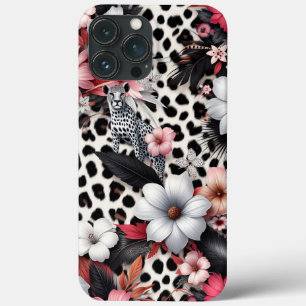 De tijger in het bloemenbos Case-Mate iPhone case