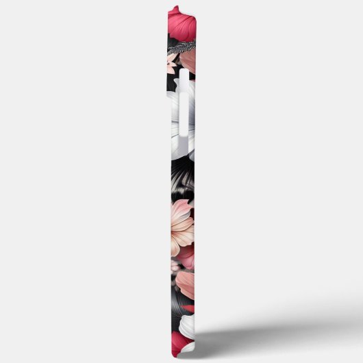 De tijger in het bloemenbos Case-Mate iPhone case (Achterkant / Links)