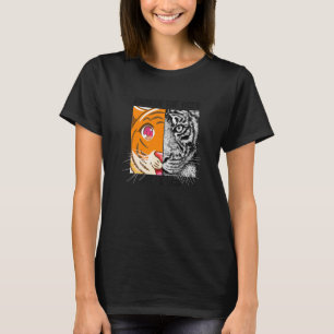 De tijger in je roofdier Siberisch T-shirt
