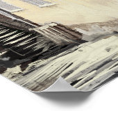 De tijger Inn, Turnditch - winter poster (Hoek)