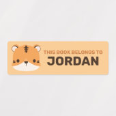 De Tijger met de Etiketten van de Persoonlijke Naa Labels (Design 2)