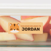 De Tijger met de Etiketten van de Persoonlijke Naa Labels (Aangebracht)