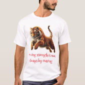 De tijger springt t-shirt (Voorkant)