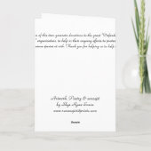 De TIJGER van Bengalen & het Wenskaart van de Maan Feestdagen Kaart (Achterkant)